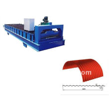 QJ 12-63-825 cor aço arqueado rolo dá forma à máquina